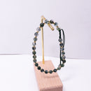 Luxurious Green Aquatic Agate Bracelet Natural Stone Jewelry Elegant Gift