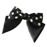 Polka Dot Bow Hair Clips