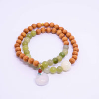 Retro Round Bead Bracelet for Women New Chinese Style Fashion Jewelry Gift