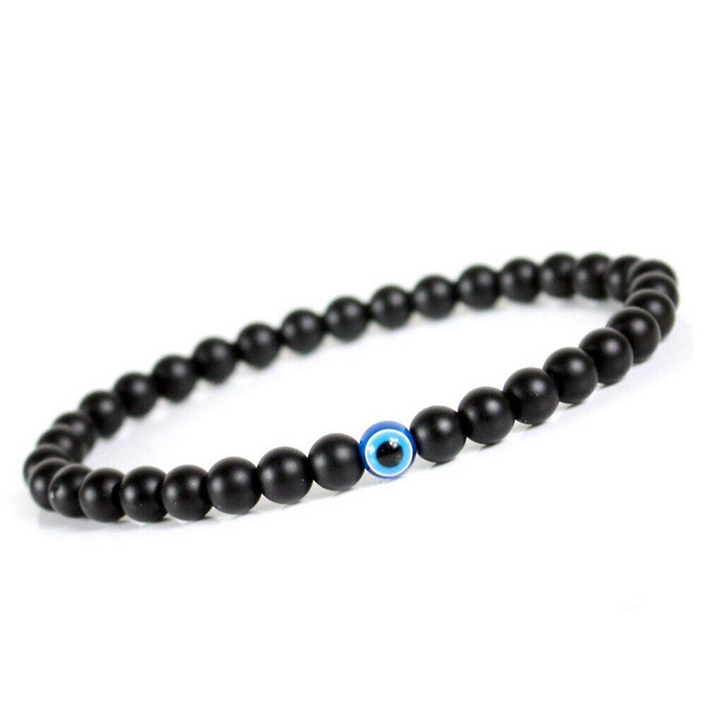 Turkish Black Greek Evil Eye Bracelet Cord