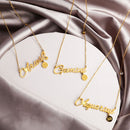 Twelve Zodiac Constellation Necklace Fashion Horoscope Star Sign Jewelry