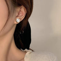 High-Grade Pearl Earrings for Women Stylish Jewelry Gift Classy Accessories