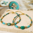 Bohemian Vintage Turquoise Bracelet Women Fashion Jewelry Beaded Gift