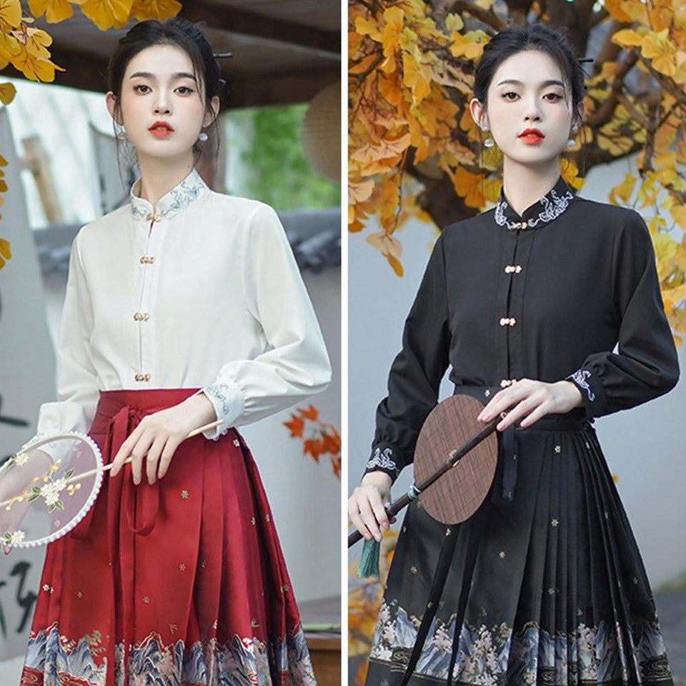 New Chinese Style Spring Women's Shirt