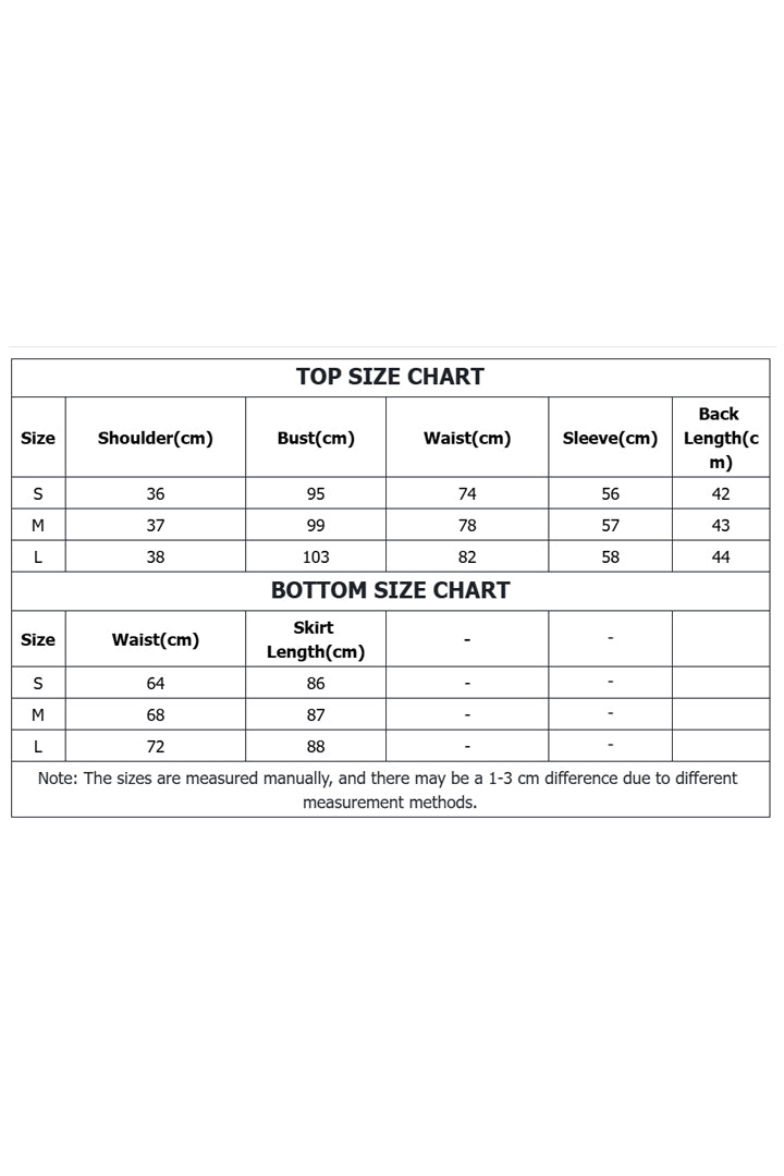 Modern Hanfu Mamian Skirt Set | Jacquard Wrap V-Neck Top with Lantern Sleeves